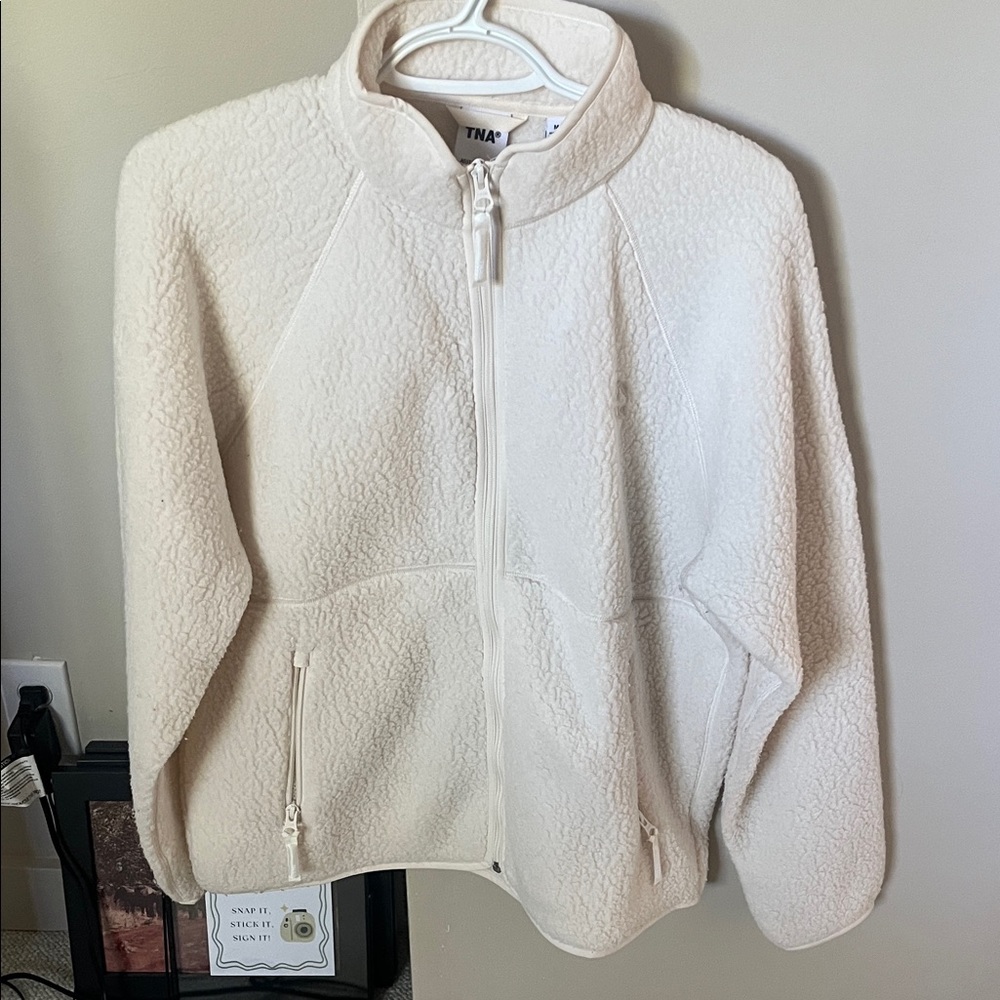 TNA Cream Teddy Jacket for Women
